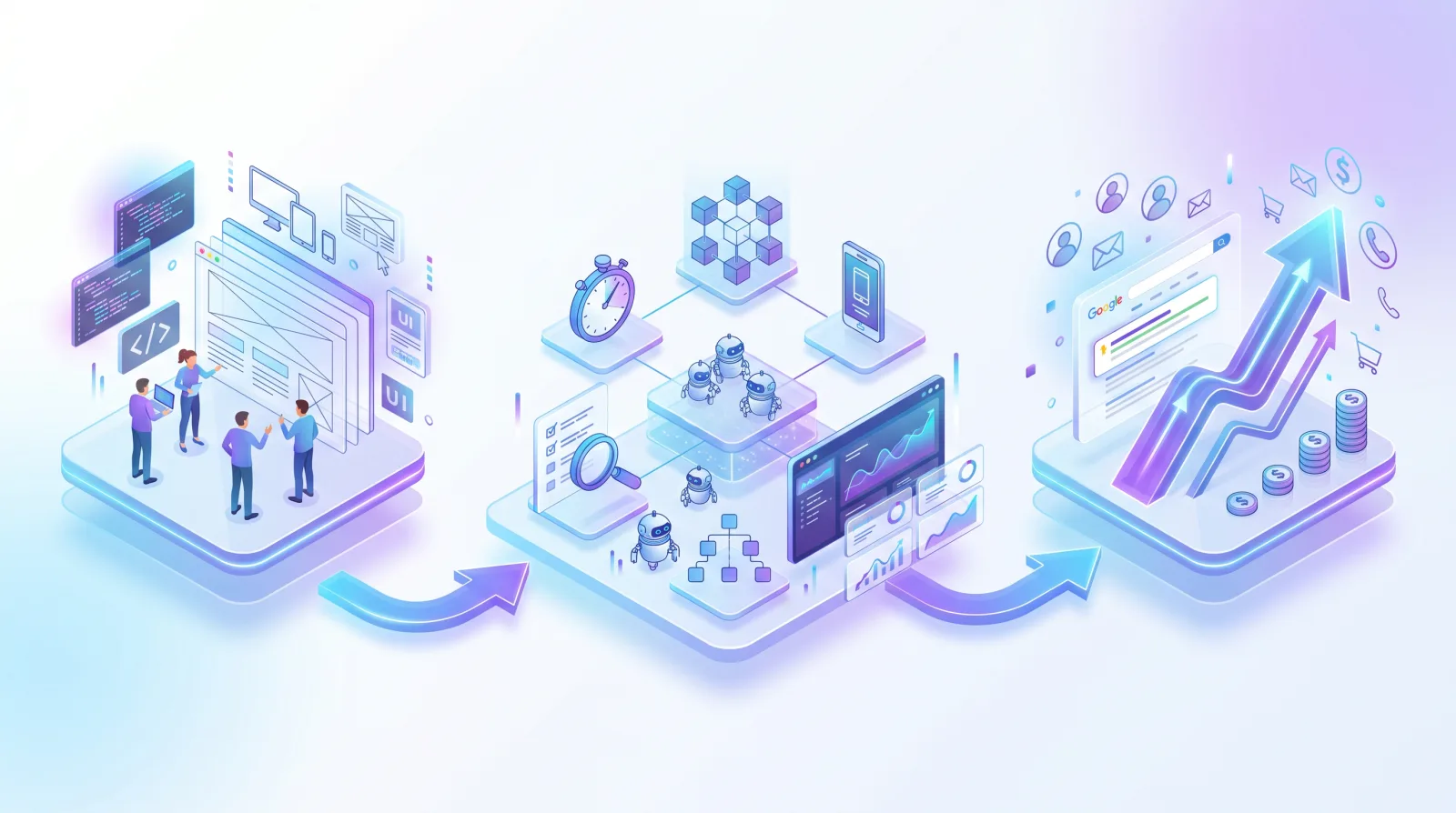 Web design, SEO crawling, analytics dashboard, rankings, leads, phone calls, and conversion platform for Web design and SEO for Churches.